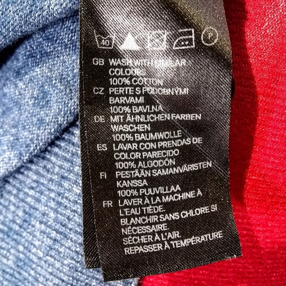 H&M Medium Blue Marled Button Up Cardigan Sweater - Picture 11 of 11